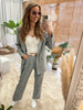 Too glam to give a damn trouser grey