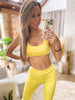 Sporty spice (2-delige set) yellow